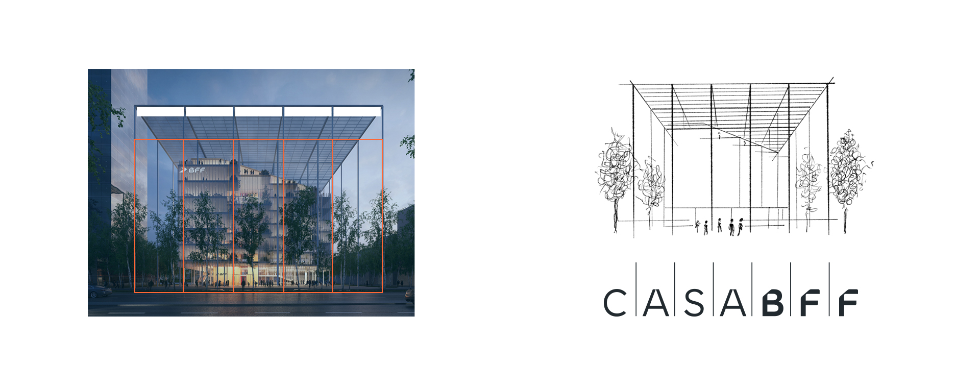 Casa BFF, immagine di ispirazione per il disegno del marchio