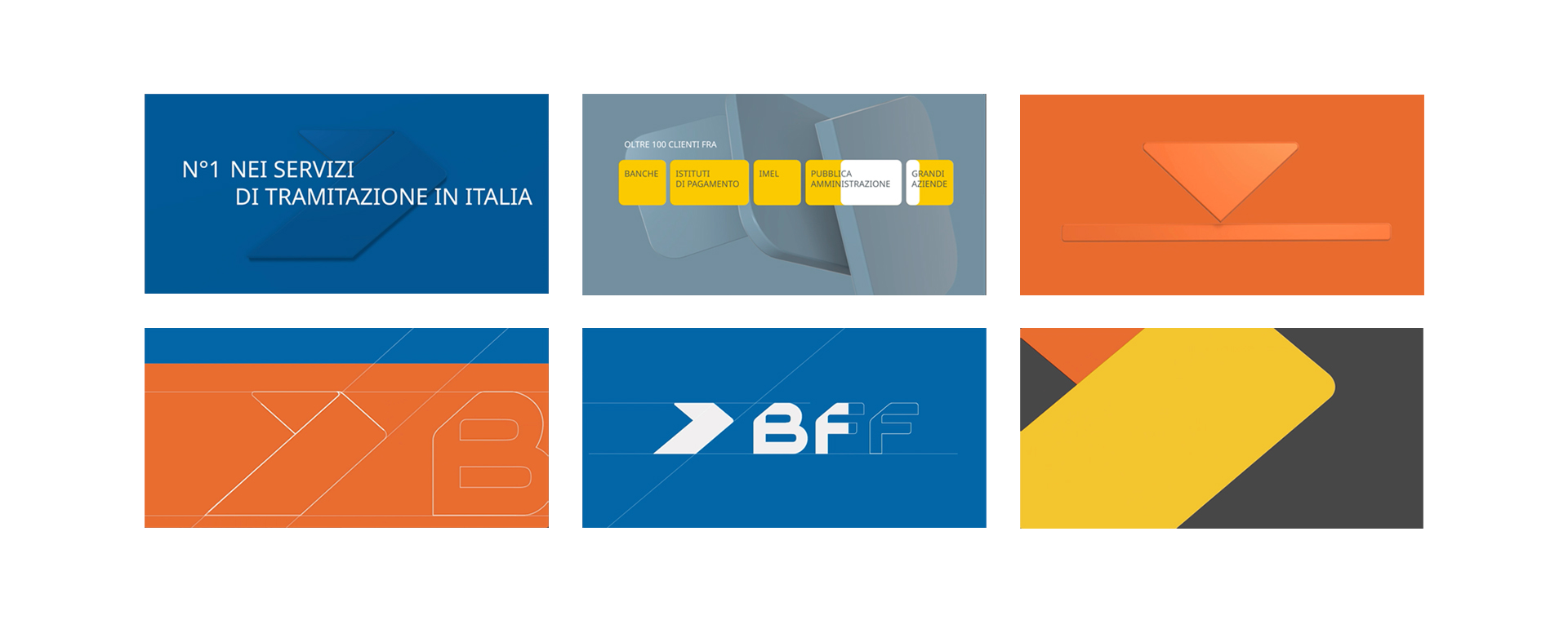 Stand BFF Bank, frame ripresi dal video di presentazione aziendale