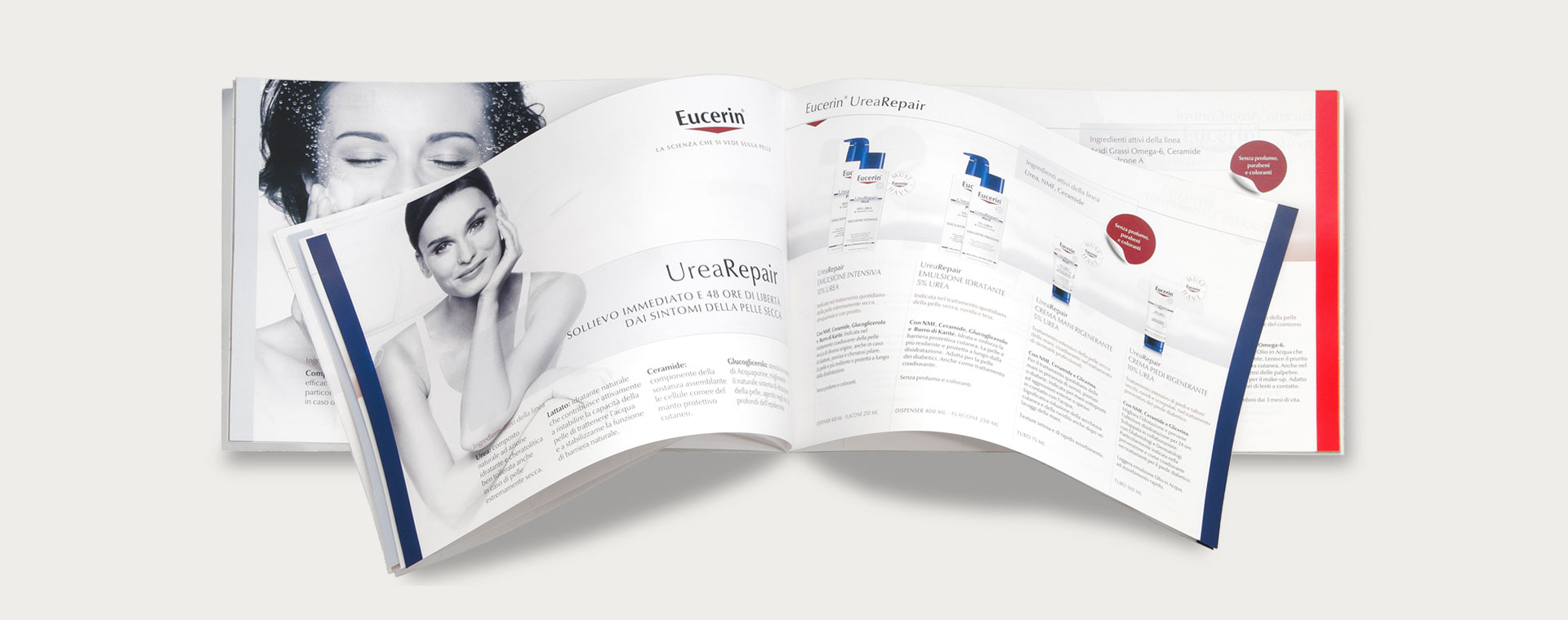 Eucerin, Brochure di prodotto